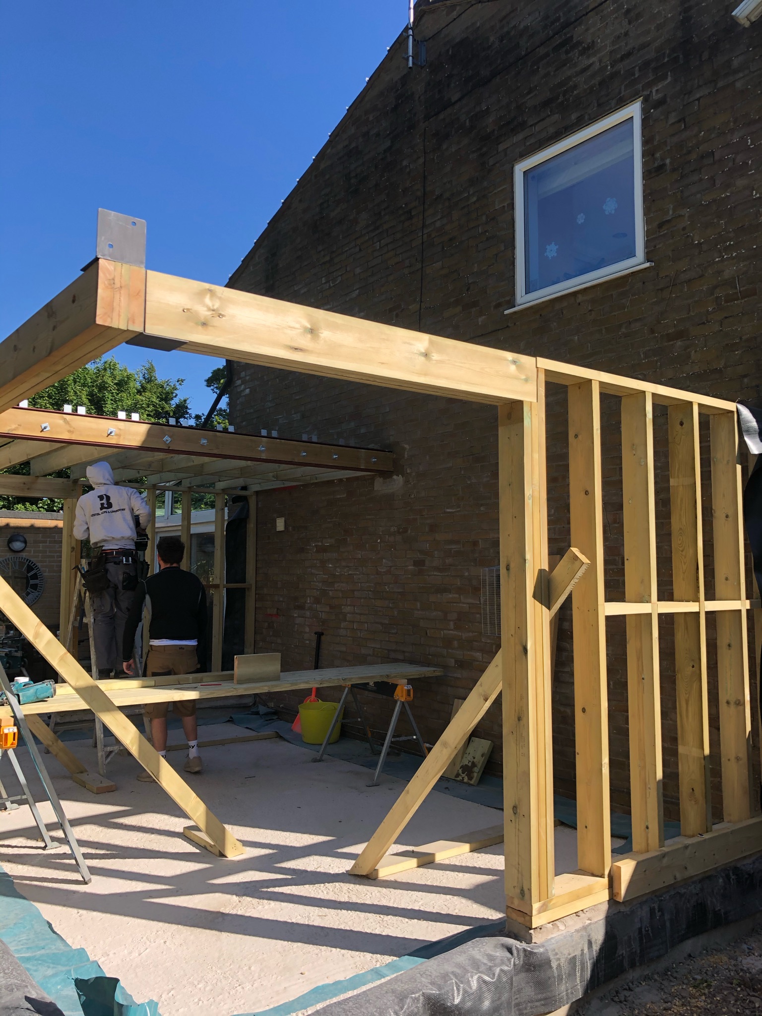 2 Storey Timber Frame Extension Space Design And Build